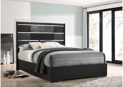 Blacktoft Eastern King Panel Bed Black