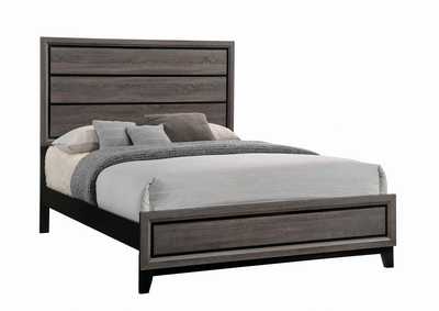 Rustic Grey Oak Eastern King Bed,Coaster Furniture