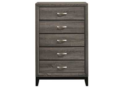 Watson Bedroom Set Grey Oak and Black,Coaster Furniture