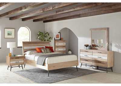 Marlow 4-piece California King Bedroom Set Rough Sawn Multi,Coaster Furniture
