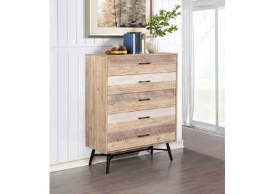 Image for Marlow 5-drawer Chest Rough Sawn Multi