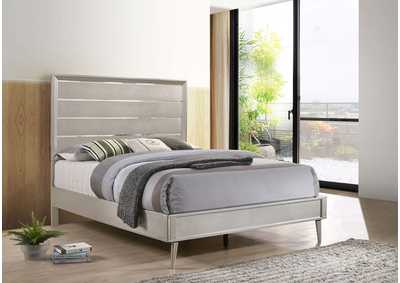 Image for Ramon Queen Panel Bed Metallic Sterling