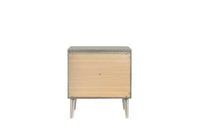 Ramon 2-Drawer Nightstand Metallic Sterling,Coaster Furniture