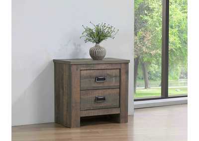 Image for Frederick 2-drawer Nightstand Weathered Oak