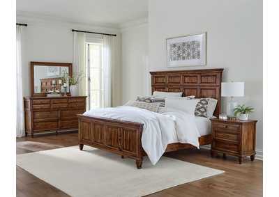 Image for Avenue 4-piece Eastern King Bedroom Set Weathered Burnished Brown