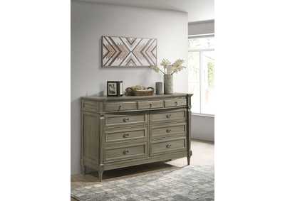 Image for Alderwood 9-drawer Dresser French Grey