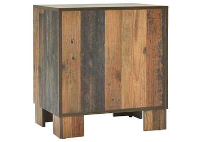 Sidney 4-piece Twin Panel Bedroom Set Rustic Pine,Coaster Furniture