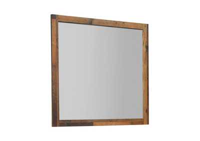 Image for Sidney Square Mirror Rustic Pine