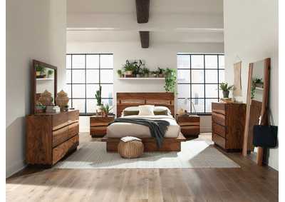 Winslow 4-piece Queen Bedroom Set Smokey Walnut,Coaster Furniture