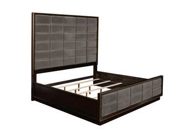 Durango 5-piece California King Panel Bedroom Set Grey and Smoked Peppercorn,Coaster Furniture