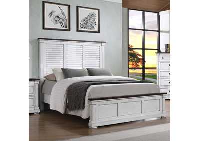 Image for Hillcrest Queen Panel Bed White
