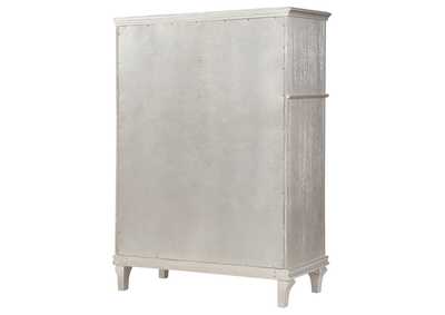 Evangeline 6-Drawer Chest Silver Oak,Coaster Furniture