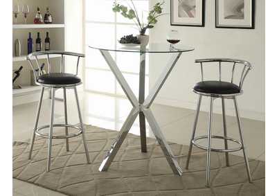 Image for Chrome Plated Bar Stool (Set of 2)