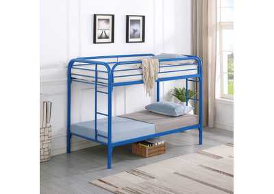 Morgan Twin over Twin Bunk Bed Blue