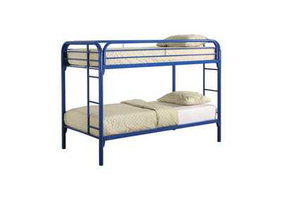 Image for Morgan Twin Over Twin Bunk Bed Blue