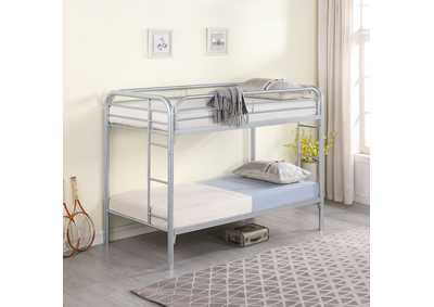 Image for Morgan Twin over Twin Bunk Bed Silver