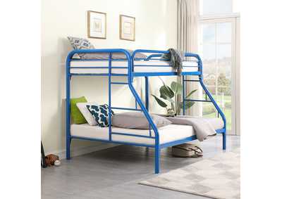 Morgan Twin over Full Bunk Bed Blue