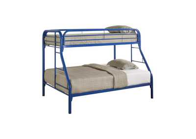 Morgan Twin Over Full Bunk Bed Blue,Coaster Furniture