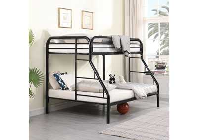 Image for Morgan Twin over Full Bunk Bed Black
