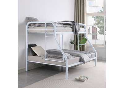 Image for Morgan Twin over Full Bunk Bed White