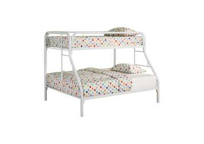 Image for Morgan Twin Over Full Bunk Bed White