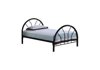 Image for Transitional Black Twin Bed