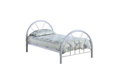 Marjorie Twin Bed White,Coaster Furniture
