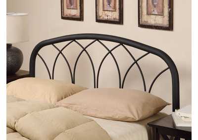 Traditional Black Queen/Full Headboard W/ Arches