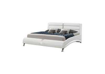 Alto Felicity Contemporary White Upholstered Eastern King Bed