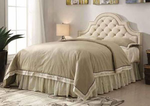 Image for Beige King Headboard