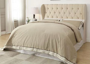 Image for Beige King Headboard