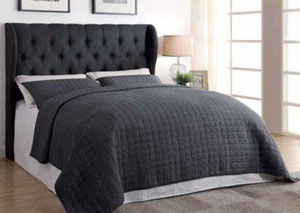 Image for Gray King Headboard