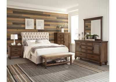 Sisal 4 Piece California King Bedroom Set,Coaster Furniture