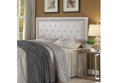 Image for Andenne Queen/Full Tufted Upholstered Headboard White
