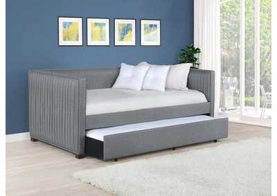 Image for Brodie Upholstered Twin Daybed With Trundle Grey