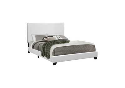 Image for Muave Full Upholstered Bed White