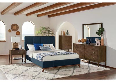 Image for Gray Nickel 4 Piece Eastern King Bedroom Set