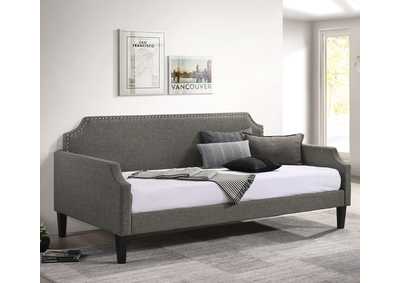 Olivia Upholstered Twin Daybed with Nailhead Trim