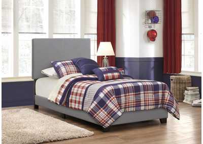 Image for Dorian Upholstered Twin Bed Grey