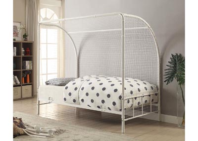 Image for White Twin Soccer Bed