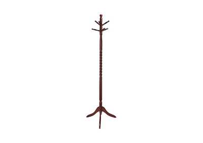 Image for Silver Traditional Merlot Twisted Post Coat Rack