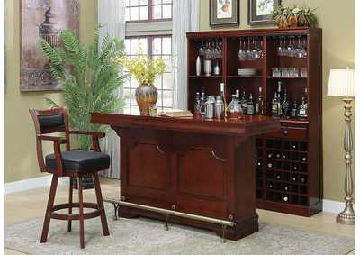 Image for Bar Unit w/ Bar Stool & Wine Wall