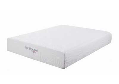 Image for Athens Gray Ian White 12-Inch Queen Memory Foam Mattress