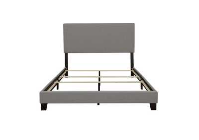 Boyd Queen Upholstered Bed with Nailhead Trim Grey,Coaster Furniture