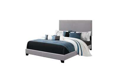 Image for Boyd Twin Upholstered Bed with Nailhead Trim Grey