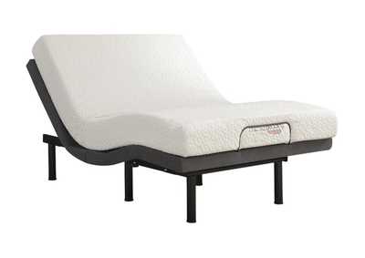 Image for Clara Full Adjustable Bed Base Grey And Black