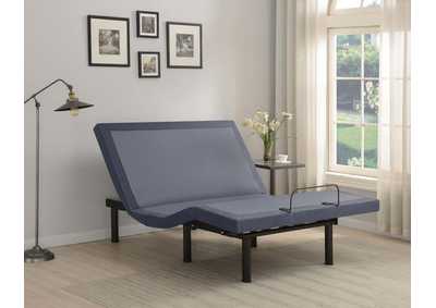 Image for Clara California King Adjustable Bed Base Grey And Black
