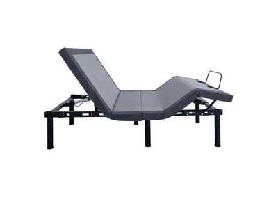 Negan Eastern King Adjustable Bed Base Grey And Black,Coaster Furniture