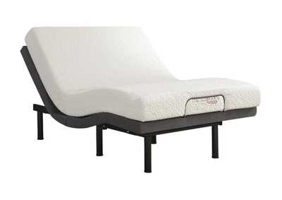 Image for Negan Queen Adjustable Bed Base Grey and Black