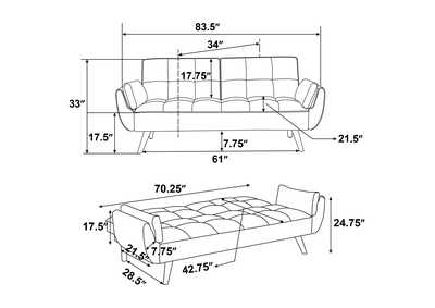 SOFA BED,Coaster Furniture